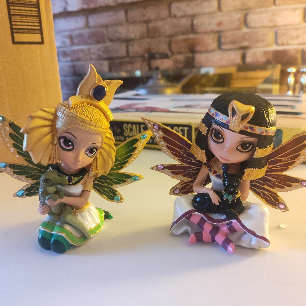 Hamilton Egyptian Fairy Figurines Set